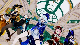 Furina Team - Gentle Man Dance | Genshin Impact [MMD]