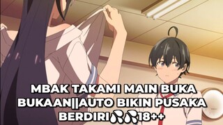 MBAK TAKAMI MAIN BUKA BUKAAN||AUTO BIKIN PUSAKA BERDIRI💦💦18++