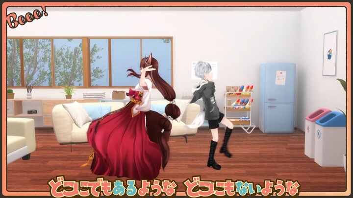 【歌って踊ってみた】Booo! / TOKOTOKO（西沢さんP） 【にじさんじ #フー鈴/フミ/鈴木勝】