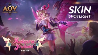 Veera Sakura Fubuki Skin Spotlight - Garena AOV (Arena of Valor)