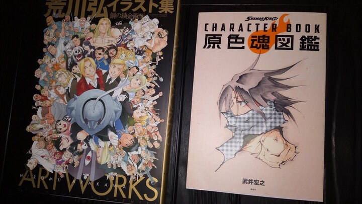 Japanese Manga Haul #8 - Fullmetal Alchemist and Shaman King Art Books (Art Book Haul #0)