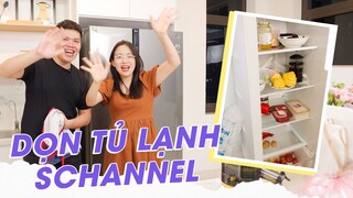 Cùng team HNAG dọn tủ lạnh Schannel. Còn gì nấu nấy!!! | Hạnh Chee