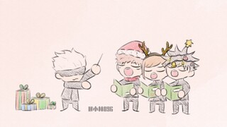 [Jujutsu Kaisen/Tulisan Tangan] Jujutsu Kaisen mengucapkan selamat Natal!.kami mengucapkan selamat N