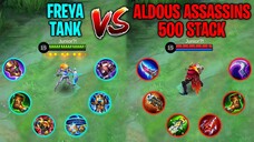 Aldous Assassins 500 Stack Vs Freya Tank