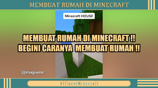 MEMBUAT RUMAH DI MINECRAFT ❓❓❗❗