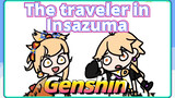 The traveler in Insazuma