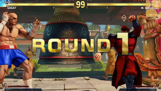 Game đánh nhau đường phố Sagat VS M Bison Round 1