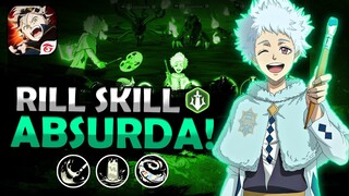 Rill SUPORTE absurdo para o TIME?!! - Guia rápido - Black Clover: Mobile