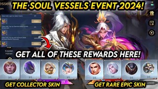 NEW EVENT! SOUL VESSELS DRAW EVENT 2024 (AAMON & HANABI SOUL VESSELS SKIN)! - MLBB