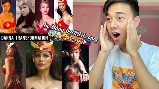 DARNA TRANSFORMATION in different actresses | REACTION | Angel Locsin, Marian Rivera, Jane De Leon