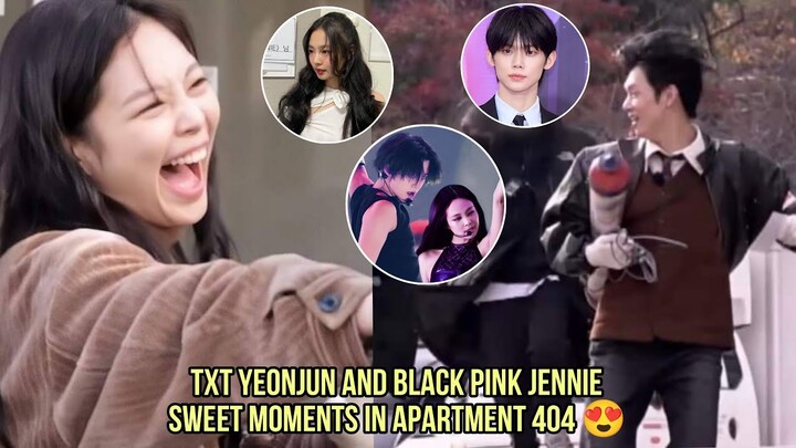 Jennie and TXT Yeonjun dancing together+ sweet moments in 'Apartment 404' episodes