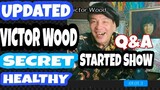 VICTOR WOOD WITH Q & A PAINTINGS SECRET OF BEING STRONG & HEALTHY W/ACAPELLA SONGS #vlog1