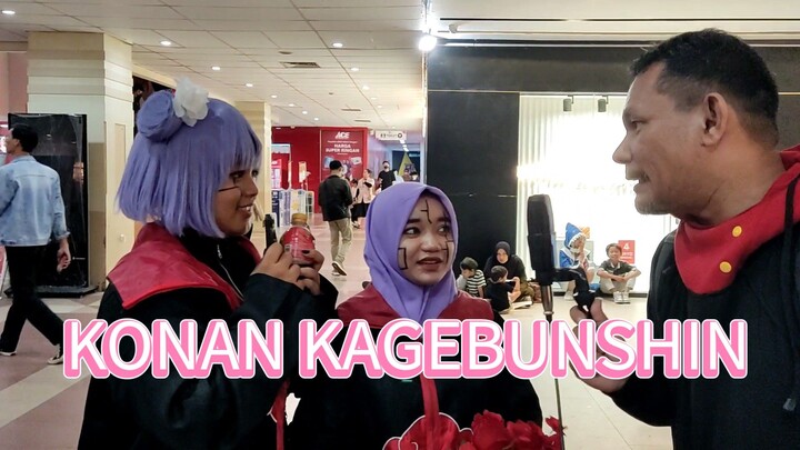 ketika bertemu 2 Cosplayer Konan di event