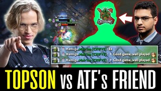 TOPSON vs ATF's Friend (CRWVE) Mid Lane - "EZ"