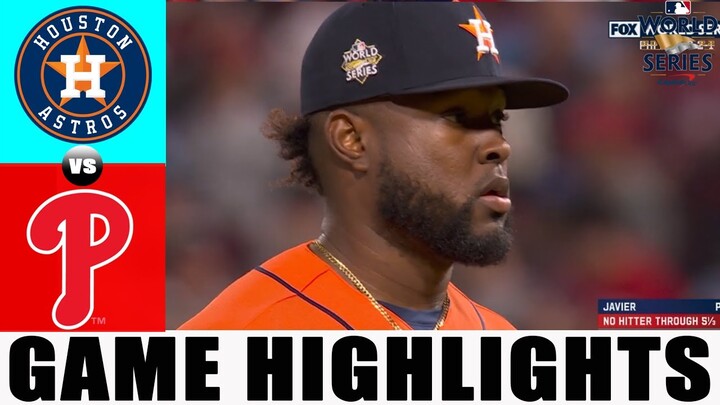 Philadelphia Phillies vs. Houston Astros (11/2/22) WORLD SERIES Game 4| MLB Highlights (Set 6 )