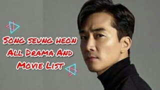Song Seung Heon All Drama And Movie List