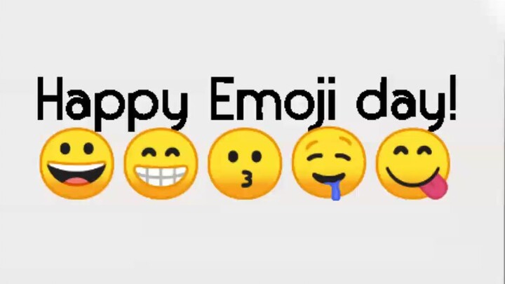 happy emoji day!