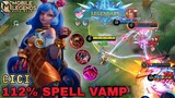 New Hero Cici Build Spell Vamp To Broken! - Mobile Legends Bang Bang