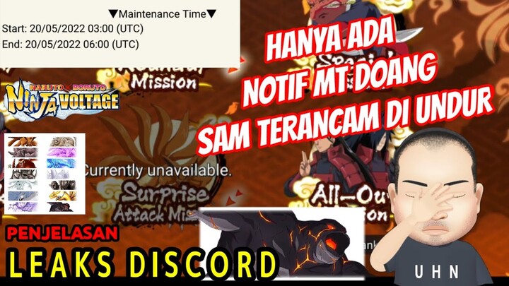 HANYA NOTIF MT!!! SAM TERANCAM DI UNDUR || PENJELASAN LEAKS DISCORD •• NXB NINJA VOLTAGE