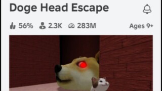 Doge Head Escape roblox gameplay!!!