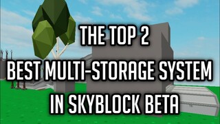 BEST MULTI-STORAGE SYSTEM IN SKYBLOCK |ROBLOX|