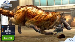 ANDREWTHERIUM MAX LEVEL 40 NEW HYBRID. Feeding, PVP Battle, All Evolution | Jurassic World The Game