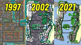 Evolution Of Vice City Map [1997-2021]