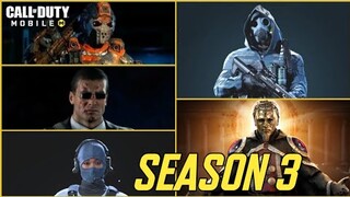 *NEW* UPCOMING CHARACTERS FROM SEASON 3 with FIREBREAK - EVICTION (LEAKS) | COD MOBILE