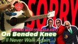 On Bended Knee FEMALE KEY Boyz II Men instrumental guitar karaoke cover with lyrics