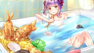 [Thịt nấu chín] Hướng dẫn chiên tempura vào đêm khuya của Ritsu