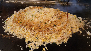 egg fried rice - taiwanese street food