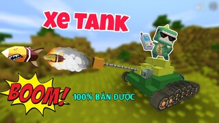 CHẾ TẠO THÀNH CÔNG XE TANK 100% BẮN ĐƯỢC TRONG MINIWORLD | CỰC XỊN SÒ