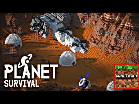 Planet Survival Minecraft part 1 | pano kami mabubuhay dito? | Minecraft Pocket Edition (tagalog)