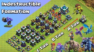 Ultimate Defense Formation Challenge | All Troops VS All Defenses | Clash of Clans