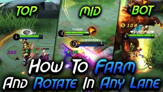 How To Rotate In Any Lane - Beginners Guide Mobile Legends Tips & Tricks | Guide/Tutorial #8