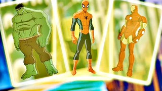 Thế là Avengers Hulk thất thủ, áo giáp của Người Sắt bị hư hại, chỉ còn lại Ultimate Spider-Man.