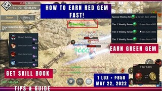 Four Gods Departed Tower 1F Earn Red Gems | Green Gems ( Tagalog )