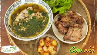 Tập 4 Cơm Nhà - Sườn non nướng chẩm chéo, cà pháo chua cay, canh cua rau tạp tàng | Bếp Cô Minh