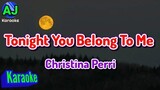 TONIGHT YOU BELONG TO ME - Christina Perri | KARAOKE HD