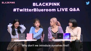 [ENG SUB] BLACKPINK TWITTER BLUEROOM 'THE ALBUM' LIVE