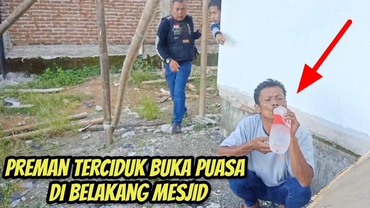 Preman lorong ketahuan buka di belakang mesjid