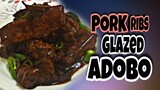 How to Cook "Pork RIBS GLAZED ADOBO" , SARSA palang Ulam na