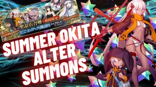 Summoning for Summer Okita (Saber Alter) | FGO Summer 6 JP Banner