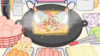 -Warung makan｜Datanglah untuk menikmati sepotong mie dingin panggang yang dibuat oleh Huahua~