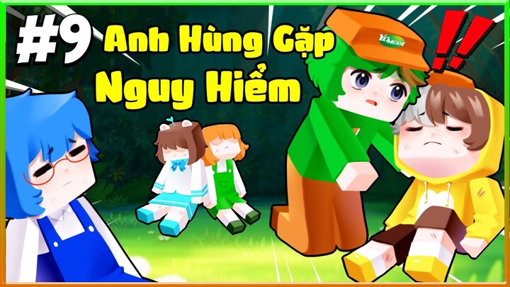 Thành Phố Yomost Tập 9: Siêu Anh Hùng Gặp Nguy Hiểm  | Phim Minecraft Hero Team