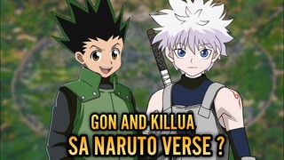 Gon at Killua sa Naruto Verse 🔥 | Pwede ba sila maging Shinobi ? | Naruto Tagalog | HunterxHunter