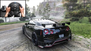 1000HP Nissan GTR Nismo R35 | Forza Horizon 5 | Steering Wheel Gameplay