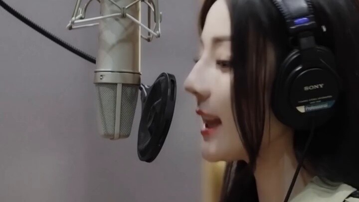 [Dilraba Dilmurat] Let's Start Reasoning theme song recording behind the scenes, funny and serious D