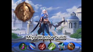 Build Miya Tier Wariors Sampai Mytich|Mobile Legends