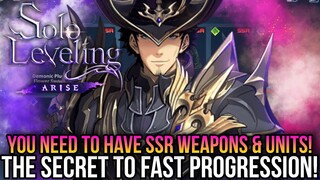 Solo Leveling Arise - The Secret To Fast Progression!